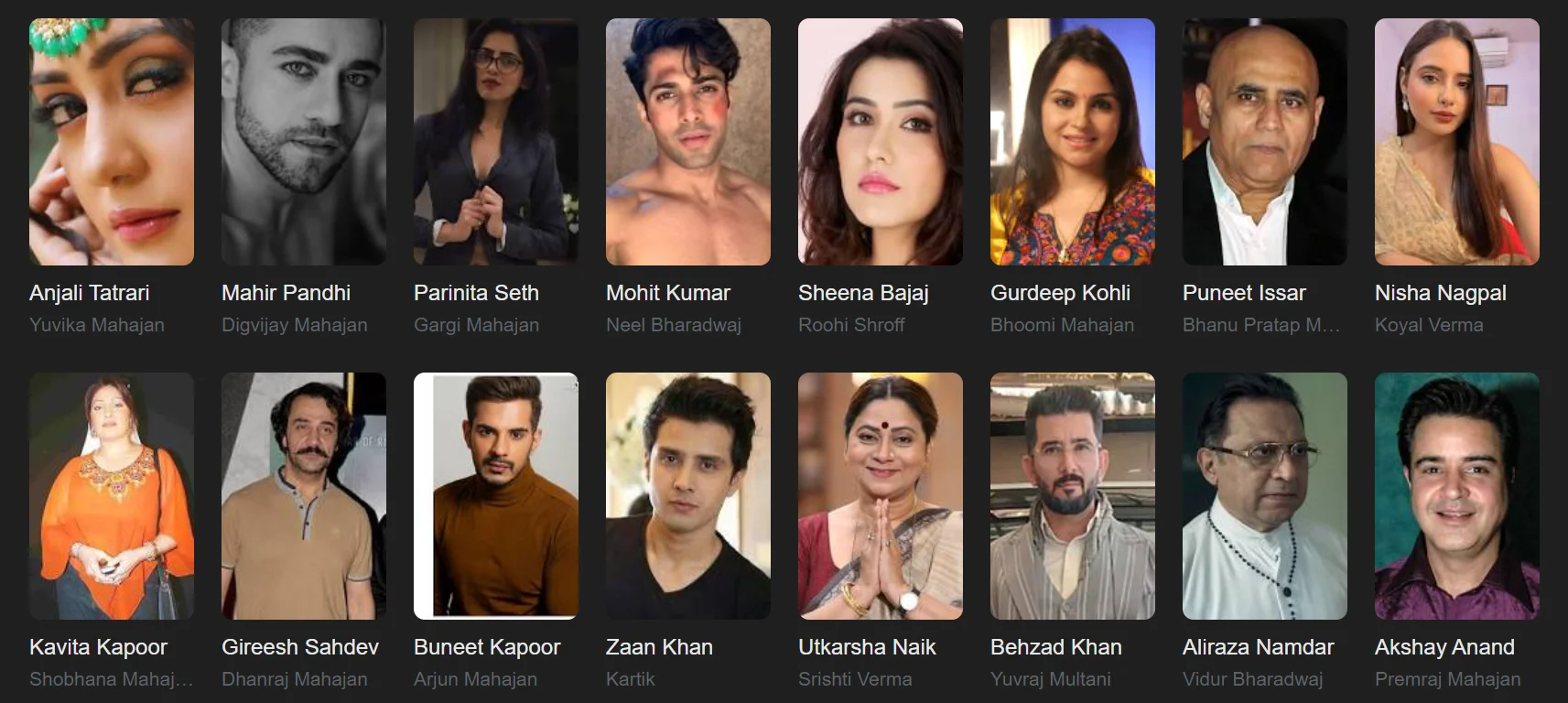 Vanshaj Serial Cast