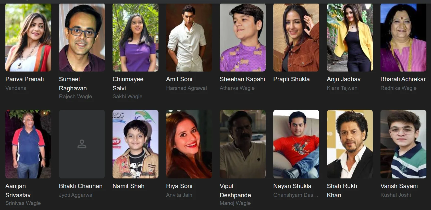 Wagle Ki Duniya Serial Cast